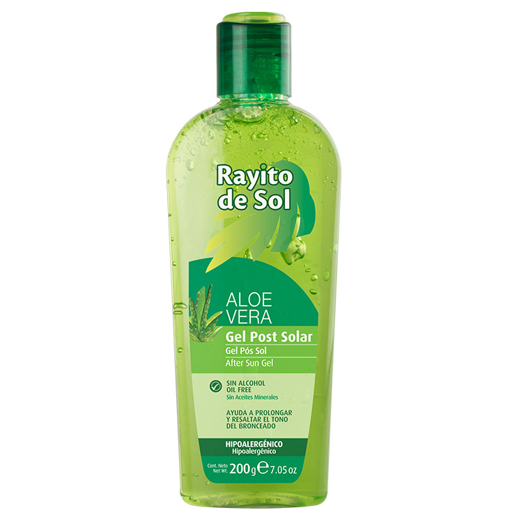 RAYITO DE SOL GEL POST SOLAR CON ALOE VERA X 200 G.